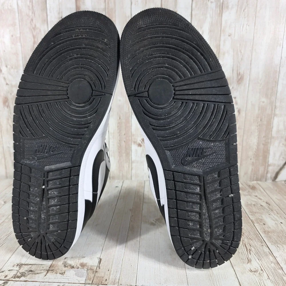 Nike Air Jordan 1 Low Panda White Black Mens 12.5 Sneakers 553558-132